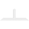 Ekena Millwork Portland Architectural Grade PVC Gable Bracket, 48"W x 20"H x 4"D x 4"F, 10/12 Pitch GBP048X20X0404POR00 - alternate 5